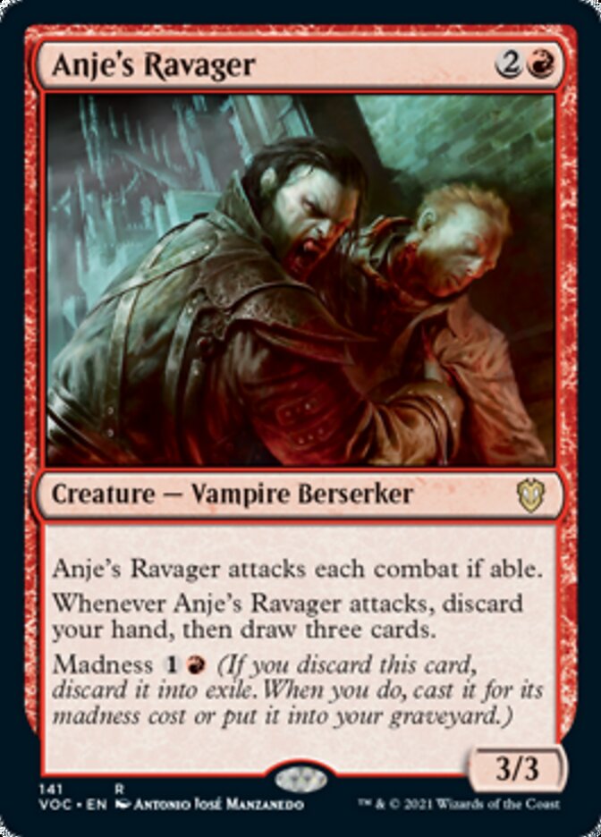 Anje's Ravager [Innistrad: Crimson Vow Commander] - Destination Retro