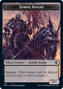 Zombie // Zombie Knight Double-Sided Token [Starter Commander Decks] - Destination Retro