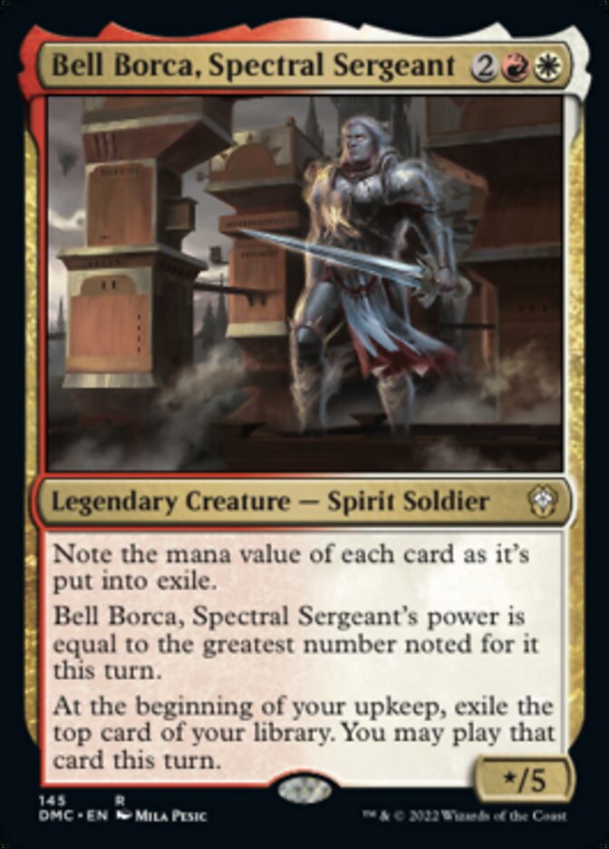 Bell Borca, Spectral Sergeant [Dominaria United Commander] - Destination Retro