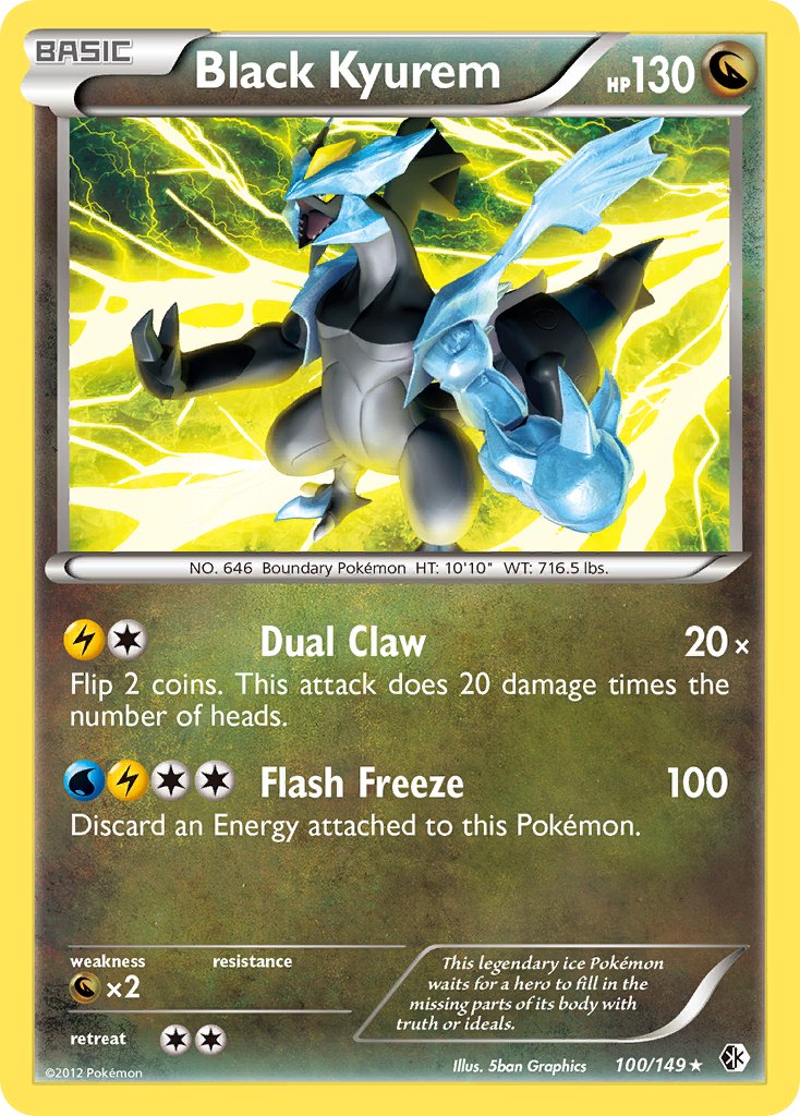 Black Kyurem (100/149) (Theme Deck Exclusive) [Black & White: Boundaries Crossed] - Destination Retro