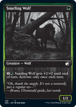 Snarling Wolf (199) [Innistrad: Double Feature] - Destination Retro