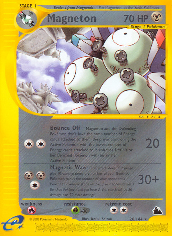 Magneton (20/144) [Skyridge] - Destination Retro