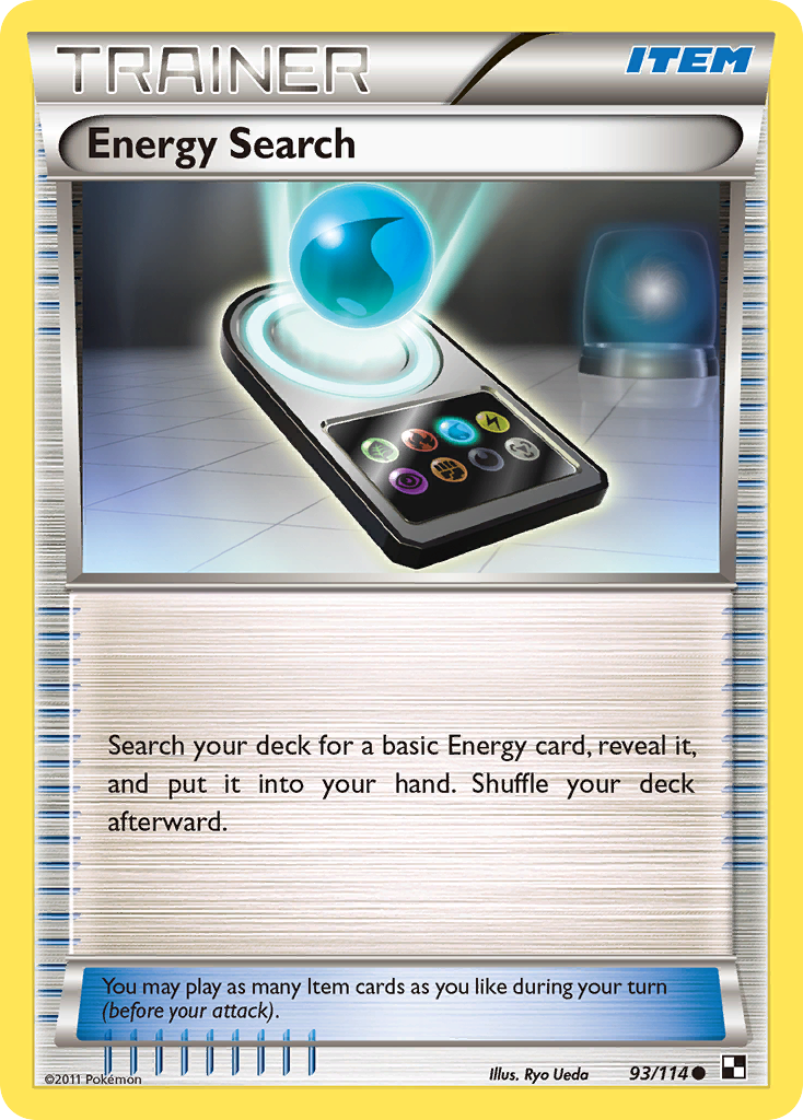 Energy Search (93/114) [Black & White: Base Set] - Destination Retro