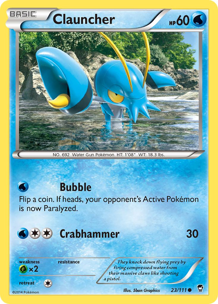 Clauncher (23/111) [XY: Furious Fists] - Destination Retro