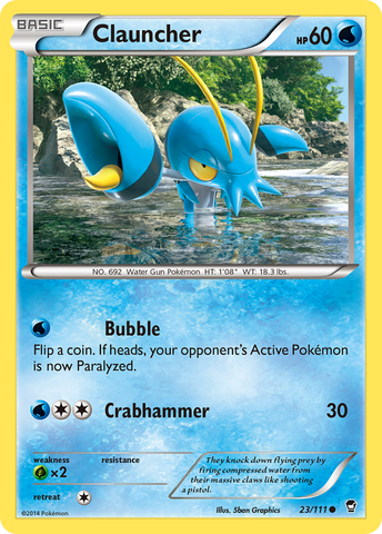 Clauncher (23/111) [XY: Furious Fists] - Destination Retro