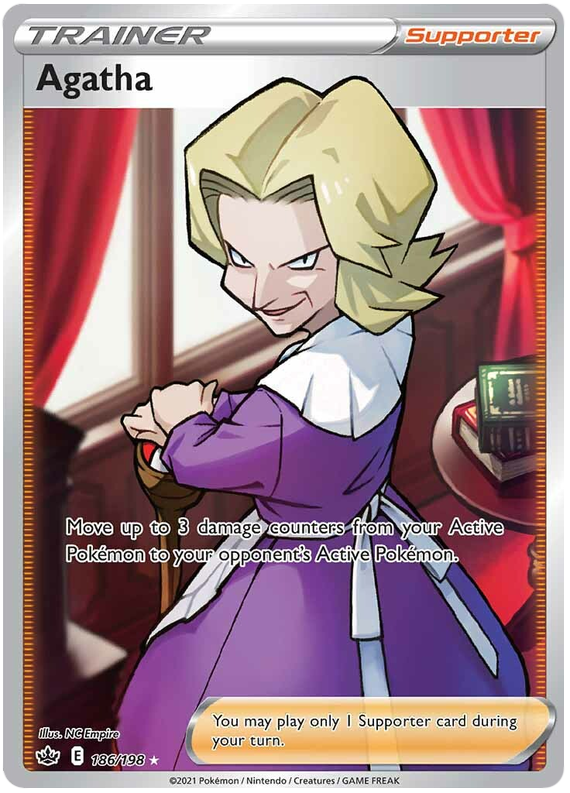 Agatha (186/198) [Sword & Shield: Chilling Reign] - Destination Retro