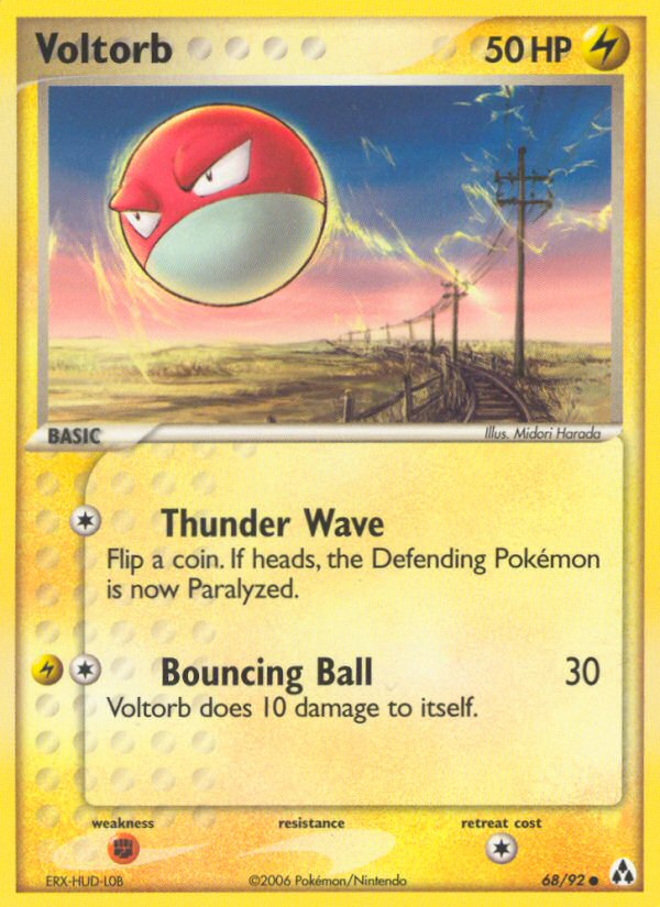 Voltorb (68/92) [EX: Legend Maker] - Destination Retro