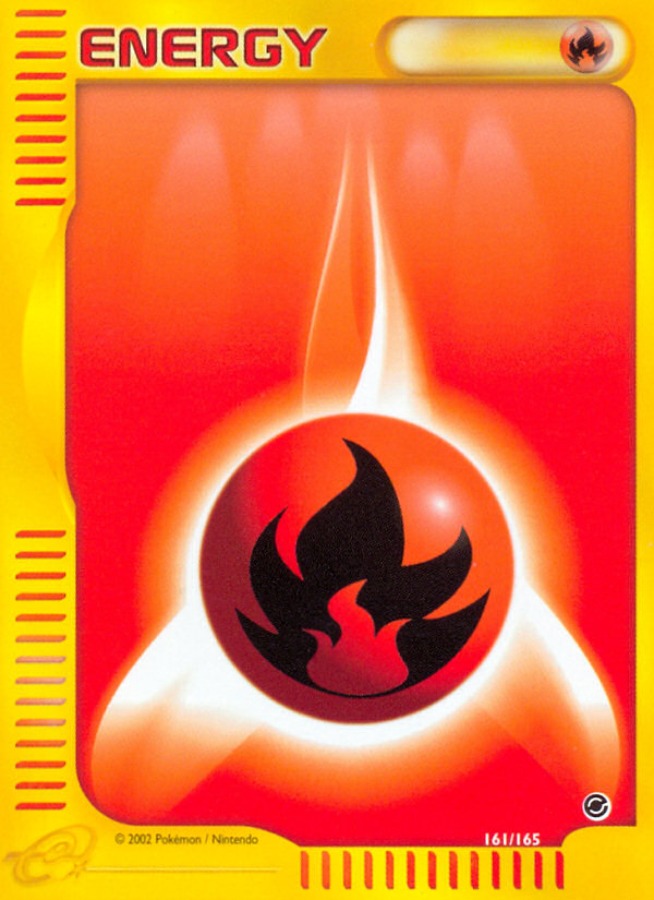 Fire Energy (161/165) [Expedition: Base Set] - Destination Retro