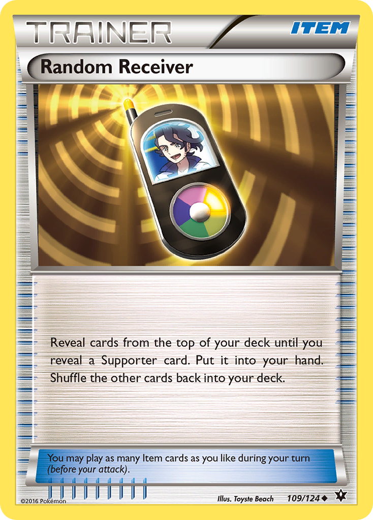 Random Receiver (109/124) [XY: Fates Collide] - Destination Retro