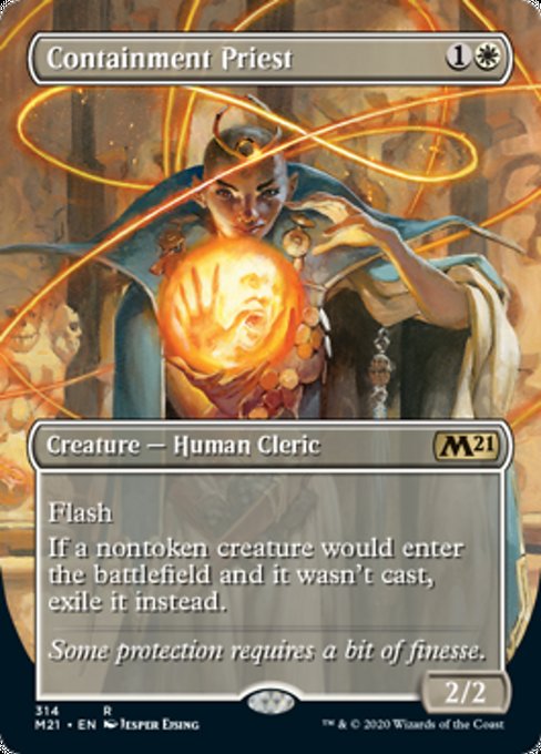 Containment Priest (Borderless) [Core Set 2021] - Destination Retro