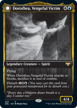 Dorothea, Vengeful Victim // Dorothea's Retribution [Innistrad: Double Feature] - Destination Retro