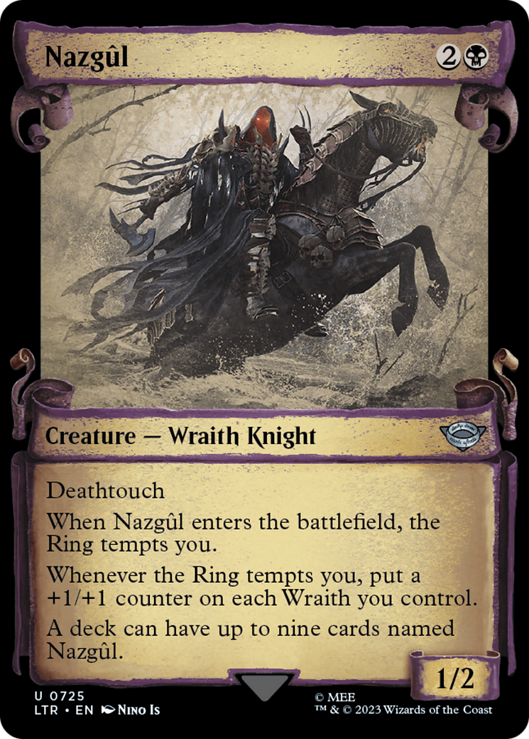Nazgul (0725) [The Lord of the Rings: Tales of Middle-Earth Showcase Scrolls] - Destination Retro