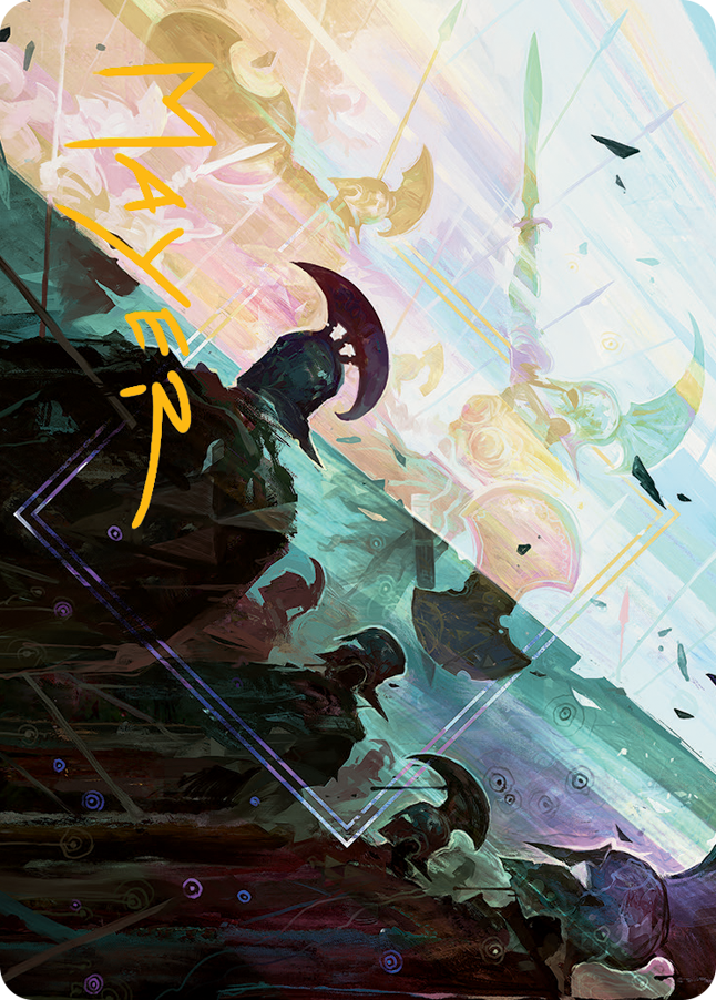 Surge of Salvation Art Card (Gold-Stamped Signature) [March of the Machine Art Series] - Destination Retro