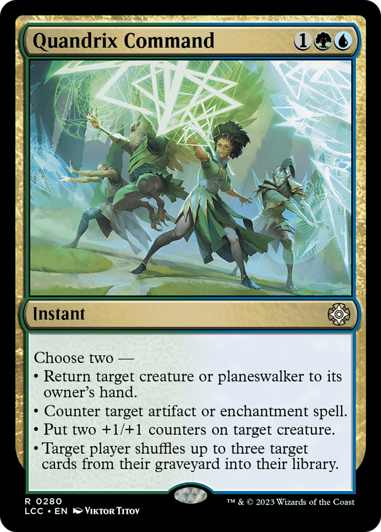 Quandrix Command [The Lost Caverns of Ixalan Commander] - Destination Retro