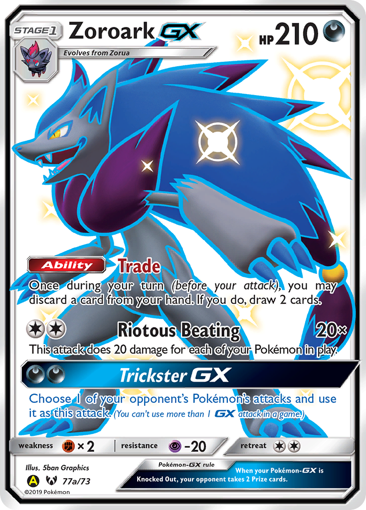 Zoroark GX (77a/73) [Alternate Art Promos] - Destination Retro