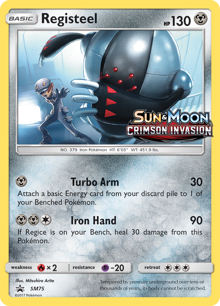 Registeel (SM75) [Sun & Moon: Black Star Promos] - Destination Retro