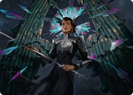 Sanctuary Warden Art Card [Streets of New Capenna Art Series] - Destination Retro