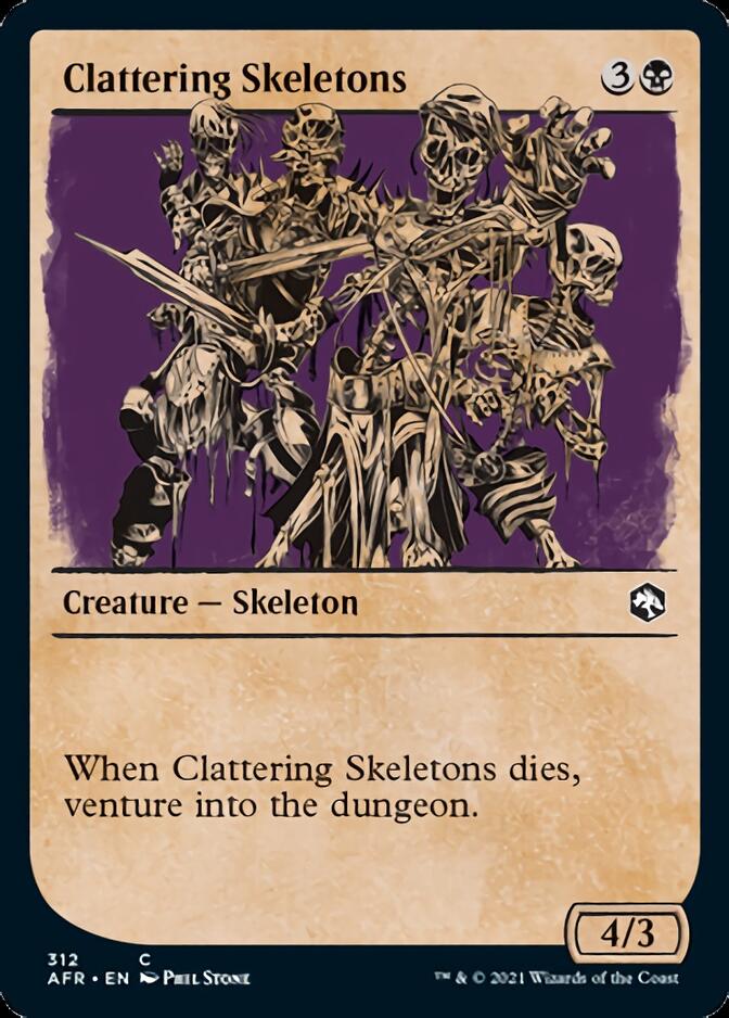 Clattering Skeletons (Showcase) [Dungeons & Dragons: Adventures in the Forgotten Realms] - Destination Retro