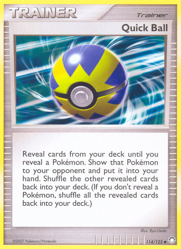 Quick Ball (114/123) [Diamond & Pearl: Mysterious Treasures] - Destination Retro