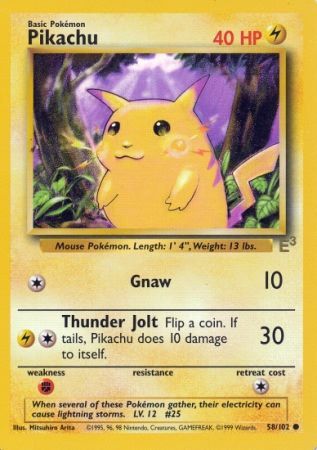 Pikachu (58/102) (E3 Stamped Promo) [Miscellaneous Cards & Products] - Destination Retro