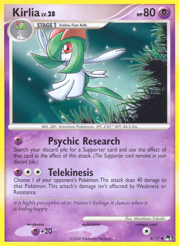 Kirlia (8/17) [POP Series 7] - Destination Retro