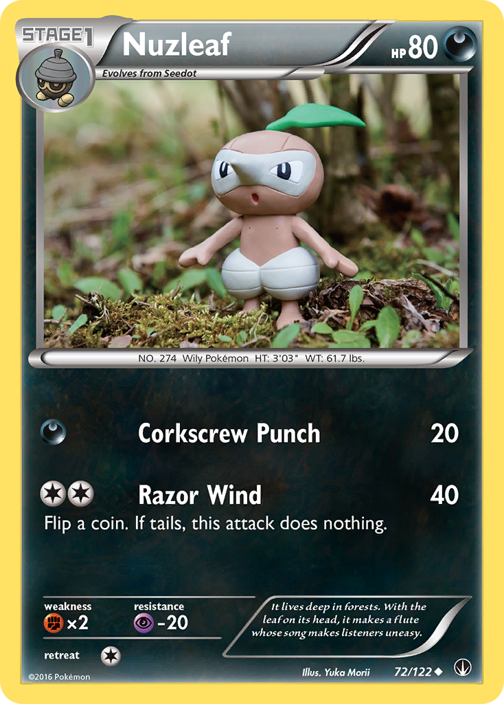 Nuzleaf (72/122) [XY: BREAKpoint] - Destination Retro