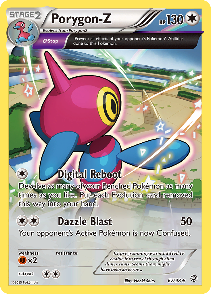 Porygon-Z (67/98) [XY: Ancient Origins] - Destination Retro