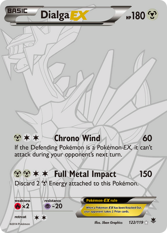 Dialga EX (122/119) [XY: Phantom Forces] - Destination Retro