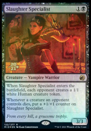 Slaughter Specialist [Innistrad: Midnight Hunt Prerelease Promos] - Destination Retro