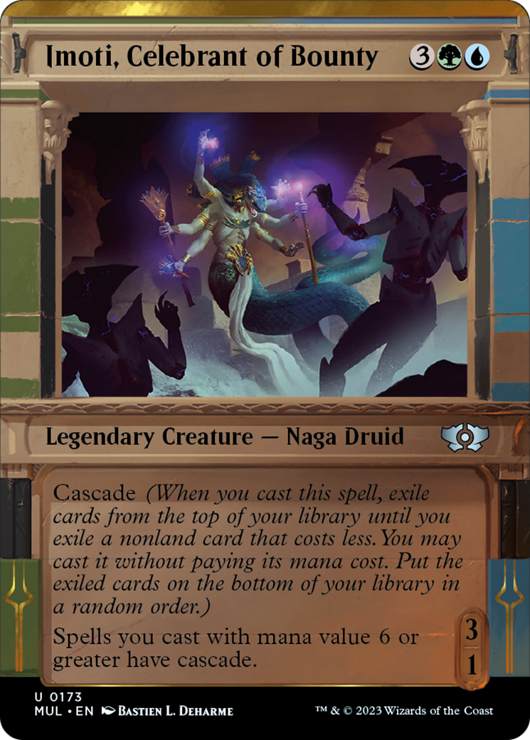 Imoti, Celebrant of Bounty (Halo Foil) [Multiverse Legends] - Destination Retro
