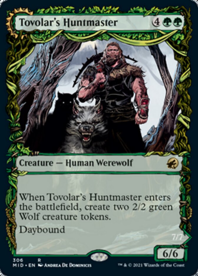 Tovolar's Huntmaster // Tovolar's Packleader (Showcase Equinox) [Innistrad: Midnight Hunt] - Destination Retro
