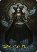 Tasha, the Witch Queen Art Card (76) (Gold-Stamped Signature) [Commander Legends: Battle for Baldur's Gate Art Series] - Destination Retro