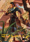 Vivien on the Hunt Art Card (Gold-Stamped Signature) [Streets of New Capenna Art Series] - Destination Retro