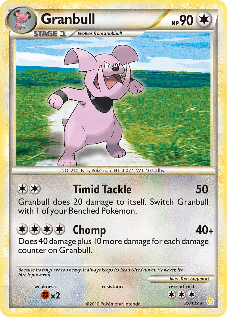Granbull (22/123) [HeartGold & SoulSilver: Base Set] - Destination Retro