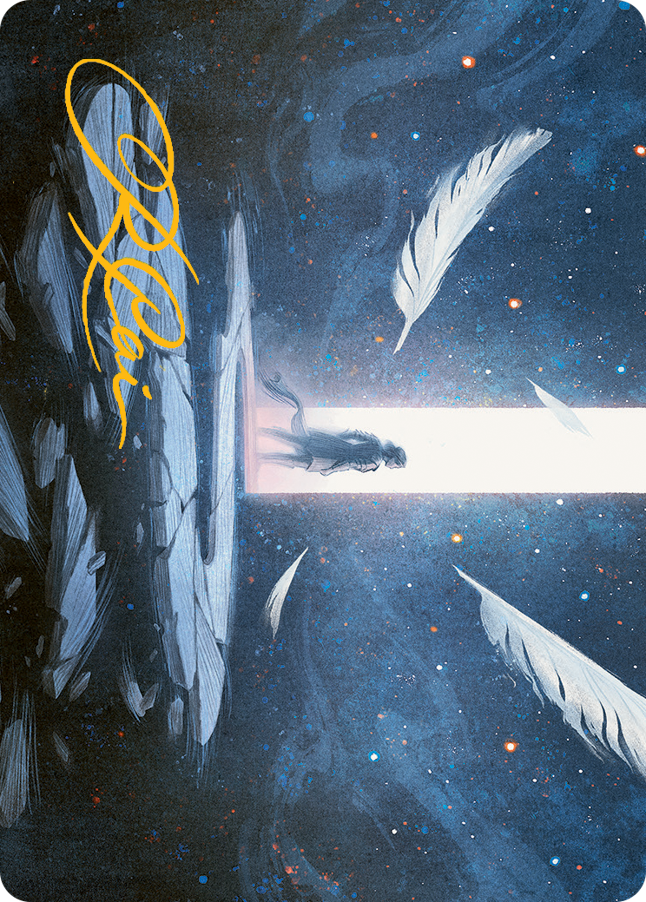 Moment of Truth Art Card (Gold-Stamped Signature) [March of the Machine Art Series] - Destination Retro