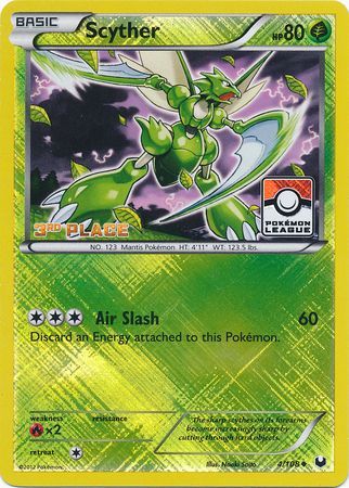 Scyther (4/108) (League Promo 3rd Place) [Black & White: Dark Explorers] - Destination Retro