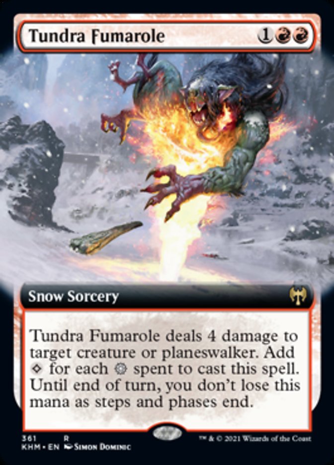 Tundra Fumarole (Extended Art) [Kaldheim] - Destination Retro