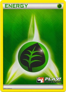 Grass Energy (2011 Play Pokemon Promo) [League & Championship Cards] - Destination Retro