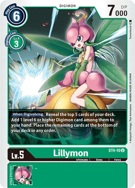 Lillymon [ST4-10] [Starter Deck: Giga Green] - Destination Retro