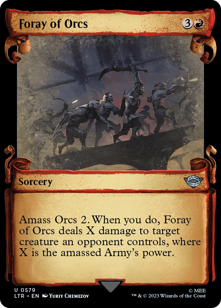 Foray of Orcs [The Lord of the Rings: Tales of Middle-Earth Showcase Scrolls] - Destination Retro