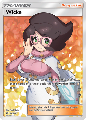 Wicke (147/147) [Sun & Moon: Burning Shadows] - Destination Retro