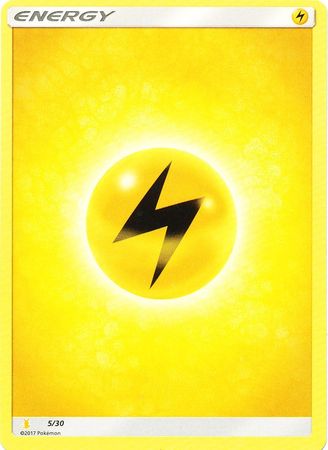 Lightning Energy (5/30) [Sun & Moon: Trainer Kit - Lycanroc & Alolan Raichu] - Destination Retro