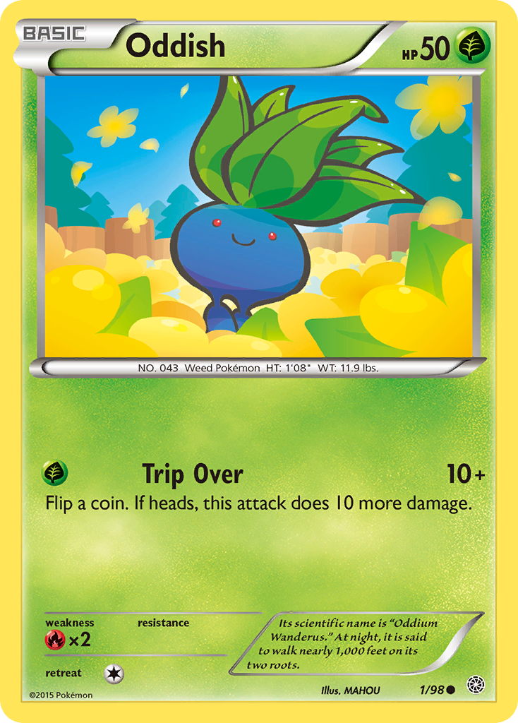 Oddish (1/98) [XY: Ancient Origins] - Destination Retro