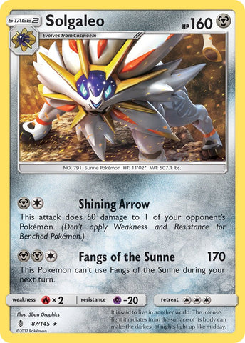 Solgaleo (SM Guardians Rising) (87/145) [Theme Deck Exclusives] - Destination Retro