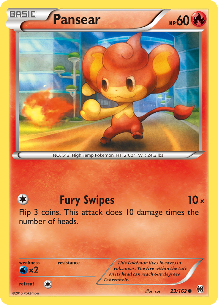 Pansear (23/162) [XY: BREAKthrough] - Destination Retro