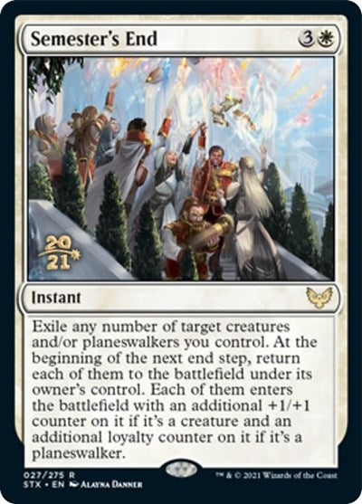 Semester's End [Strixhaven: School of Mages Prerelease Promos] - Destination Retro