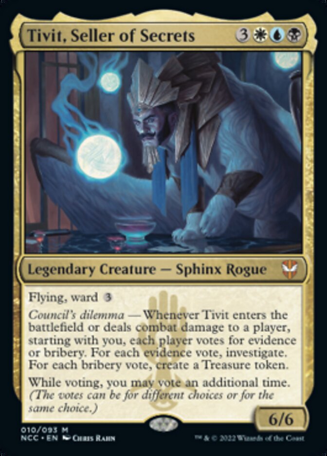 Tivit, Seller of Secrets [Streets of New Capenna Commander] - Destination Retro
