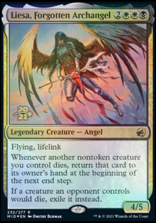 Liesa, Forgotten Archangel [Innistrad: Midnight Hunt Prerelease Promos] - Destination Retro