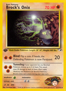 Brock's Onix (21/132) [Gym Heroes 1st Edition] - Destination Retro