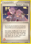 Rocket's Admin. (86/109) [EX: Team Rocket Returns] - Destination Retro